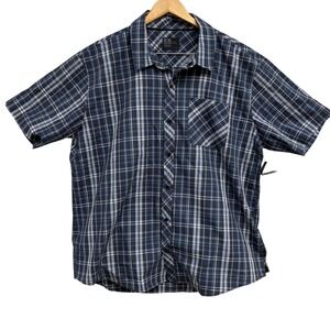 Magpul Rainey SS Plaid Navy Blue Tactical Snap Front Shirt‎ Mens 3XL MAG738 NEW